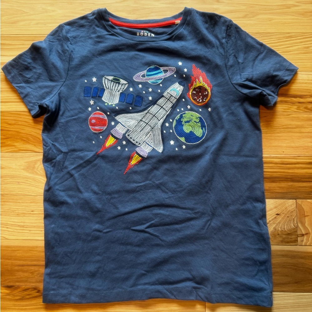 11/12y Glow Superstitch T-shirt